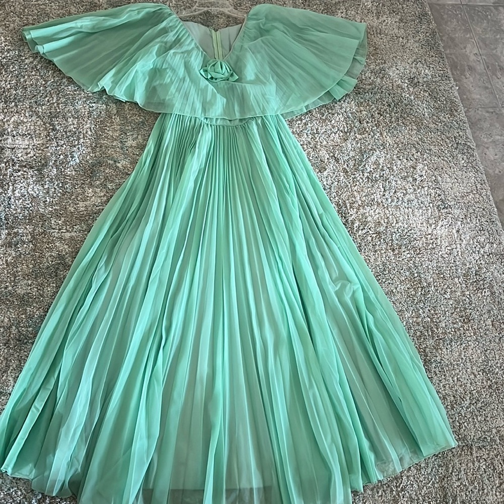 Vintage mint green dress